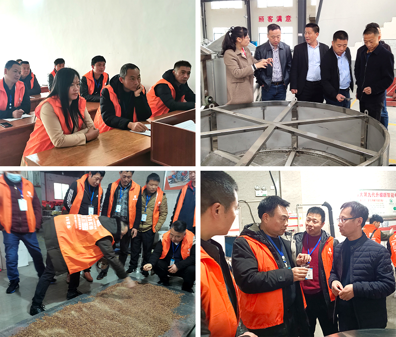 來雅大考察釀酒設(shè)備